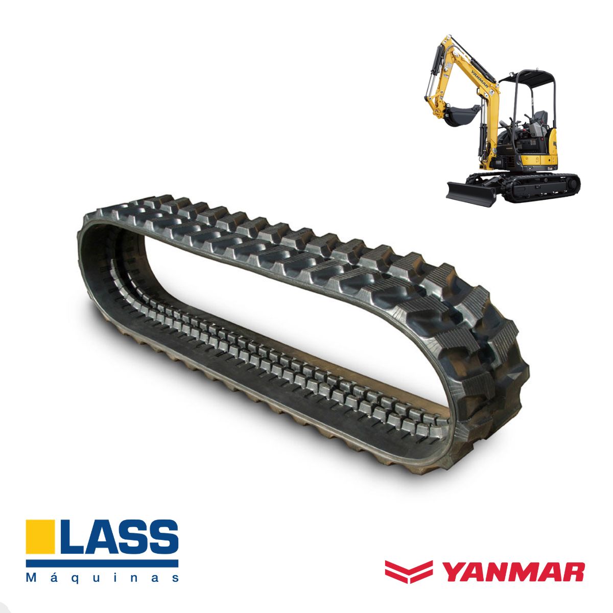 Esteira de Borracha Yanmar ViO17 230x46x7...